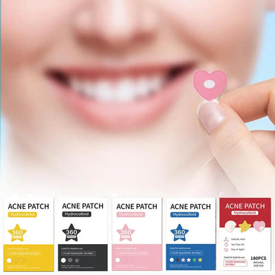 Color Acne Patch Set Mild Non-irritants Fade Acne Pimples Closed Mouth Improve Acne Muscle Acne Patch Skin Care