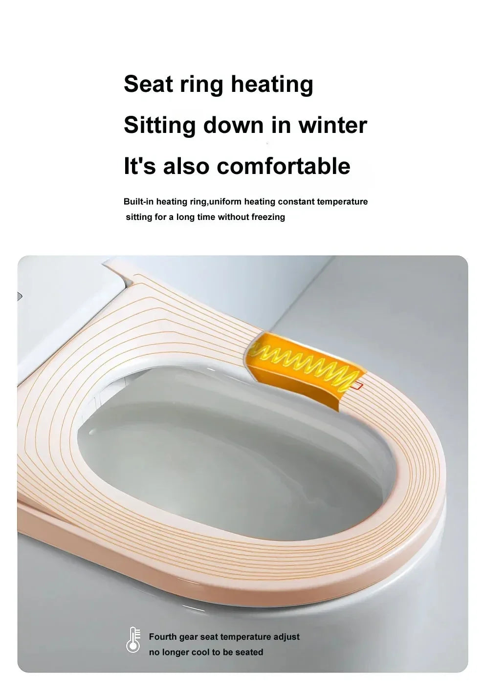 2025 Smart Toilet Luxury Automatic Flush Intelligent No water pressure limit Bowls Rimless Water Closet Wc Toilet Remote Control