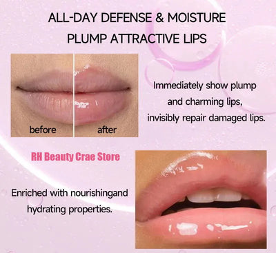 Lip Booster Plumping Serum Oil Hyaluronic Acid Moisturising Sexy Plump Enhancer Stimulant Free Remove Lip Lines Sexy Plump Lip