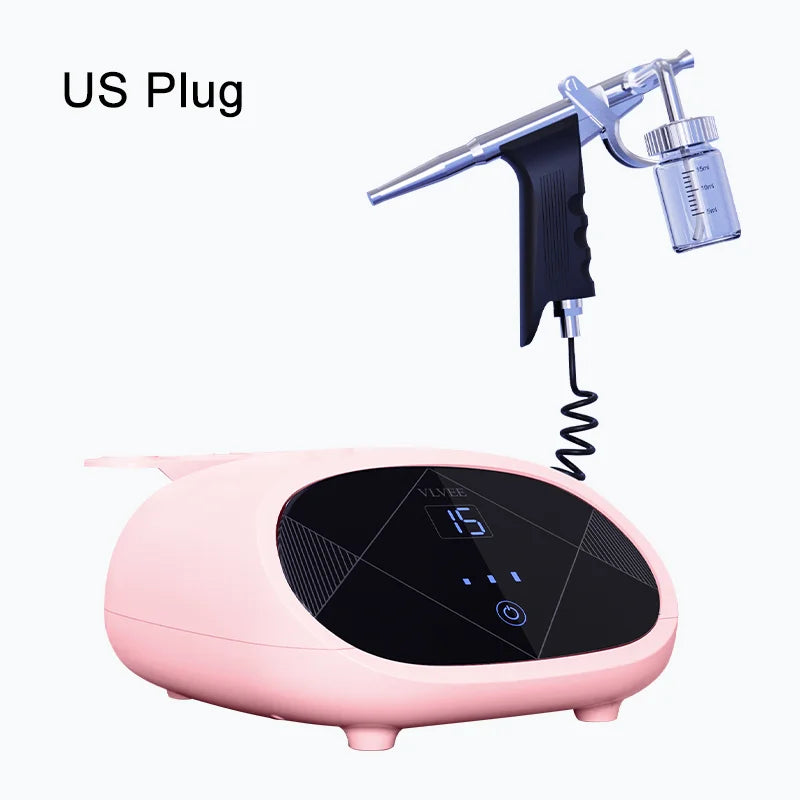 VLVEE Professional Face hydration device 3 Gears High Pressure adjustment Moisturize the skin Desktop handheld spray gun HomeUse
