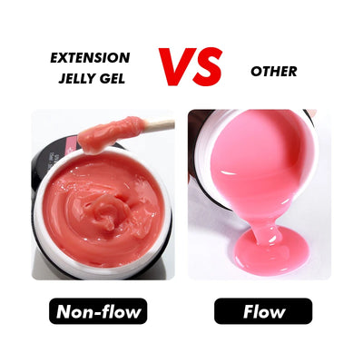 CHUNSHU Solid Jelly Extension Nail Gel Polish 15g Poly Builder Construction Gel For Nails Extend Semi Permanent UV White Varnish