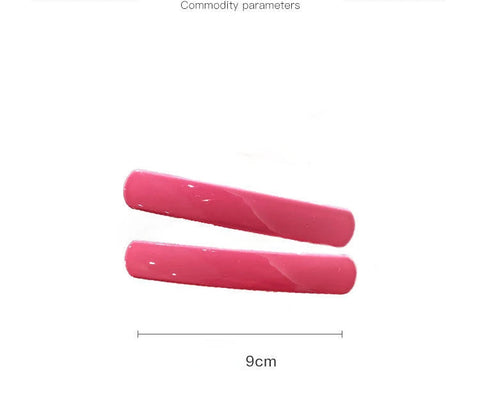 Morandi Color Spring Hair Clip Women Girls Temperament Ponytail Hairpin Korean Colorful Matte Barrettes Hair Styling Accessories