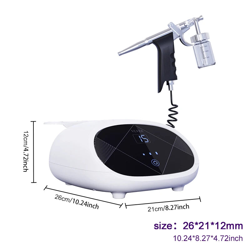 VLVEE Professional Face hydration device 3 Gears High Pressure adjustment Moisturize the skin Desktop handheld spray gun HomeUse