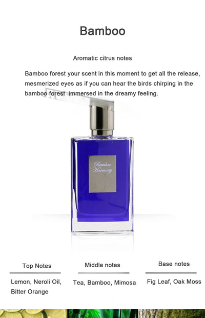 A 50 - ml brand perfume with an atomizer, suitable for both women and men, has a long - lasting fragrance. It combines woody ele