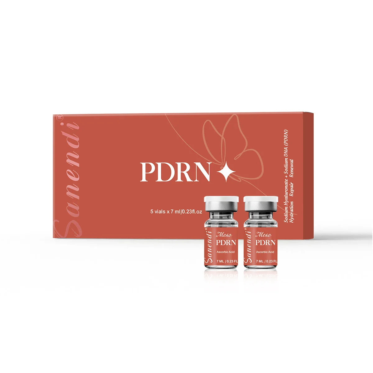 Hyaluronic Acid PDRN Niacinamide Facial Serum for DermaPen DEEP HYDRATION Firmness Anti-aging 7ML*5Vials
