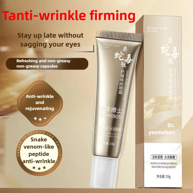 Anti-wrinkle and rejuvenating eye cream, moisturizing, nourishing, improving dullness, firming and removing eye bags