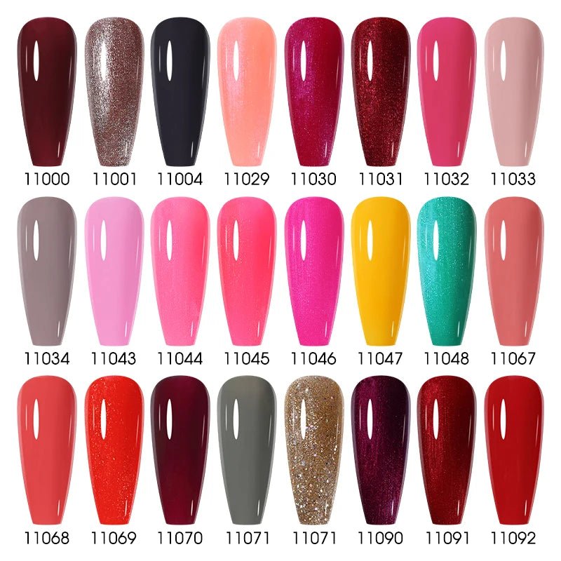 Clou Beaute Nail Gel Polish Kit 15ml Soak Off UVLED Nails Varnish Semi Permanent Nail Art Gels Lacquer Top Base Coat Gel Lacquer