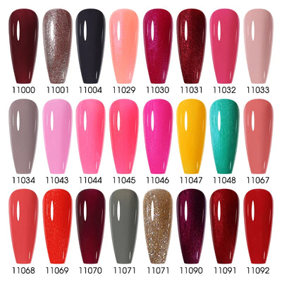Clou Beaute Nail Gel Polish Kit 15ml Soak Off UVLED Nails Varnish Semi Permanent Nail Art Gels Lacquer Top Base Coat Gel Lacquer