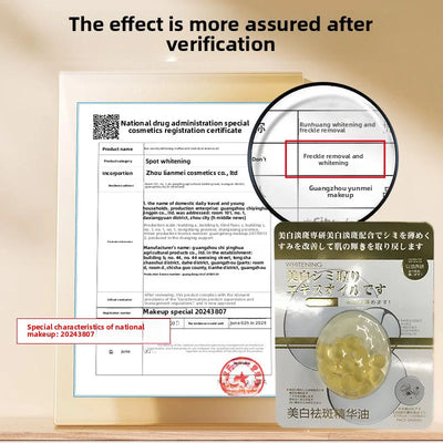Remove Freckles Brighten Essence Moisturizing Whitening Serum Korean Facial Skin Care Beauty Health