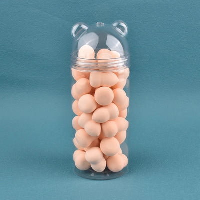 6/30/100Pcs Mini Makeup Sponge Soft Cute Face Beauty Egg Cosmetic Powder Puff for Foundation Cream Concealer Makeup Blender Tool