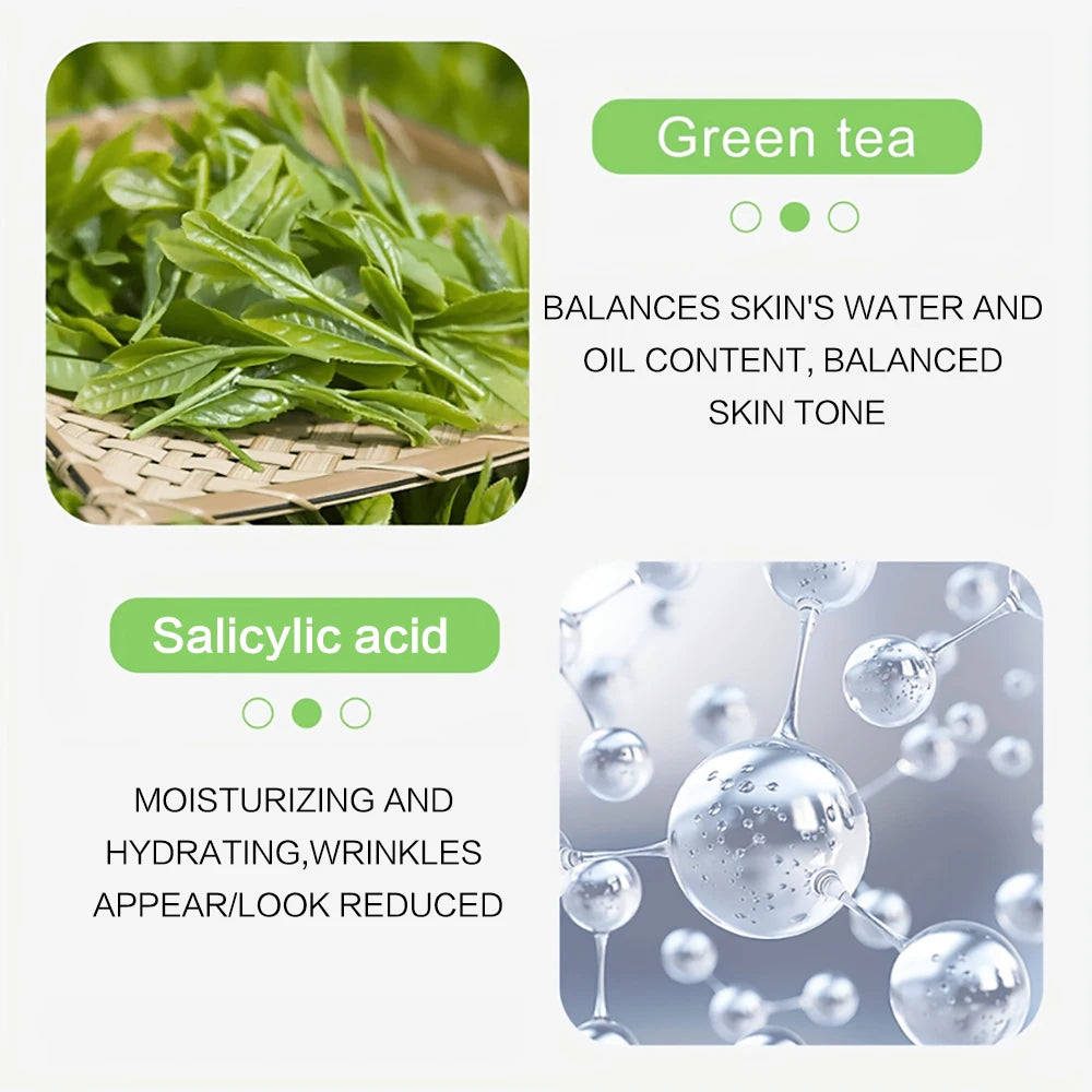 Contains salicylic acid and green tea to remove dark spots Moisturizing Repair Anti-aging Essence Facial Skin Care