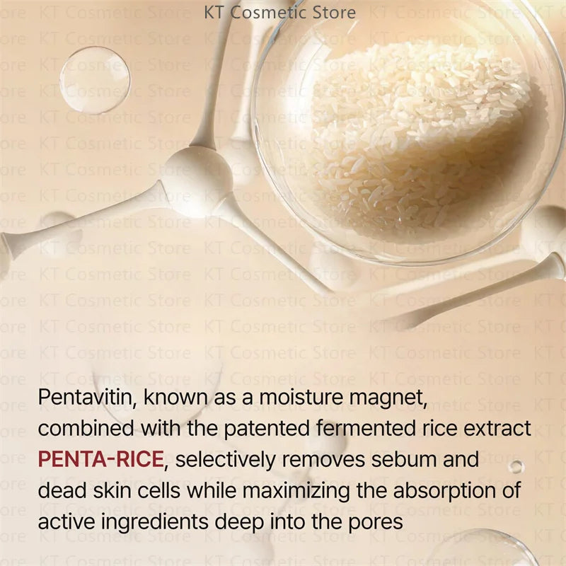 Black White Rice Peel Shot Glow Rice Ampoule Duo Exfoliate Dead Skin Closed Pimples Moisturize Brighten Smooth Pores Care Korea