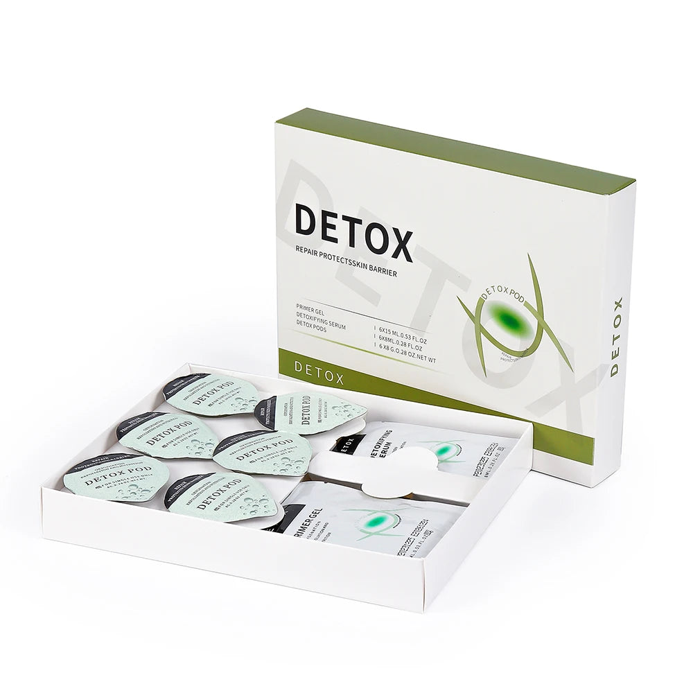 Foreverlily 5 pcs CO2 Pods Set For CO2 Bubble Pen Aqua Face Cleaning CO2 Capsule Gels Facial SPA Beauty Restart Kit Skin Care