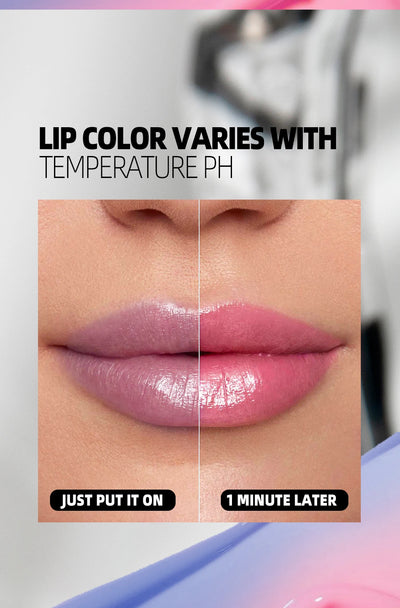 QIBEST Magic Color Changing Lip Stick Moisturizing Long Lasting PH Change Shift Colors Lip Balm Nourish Lip Stain Tint Makeup