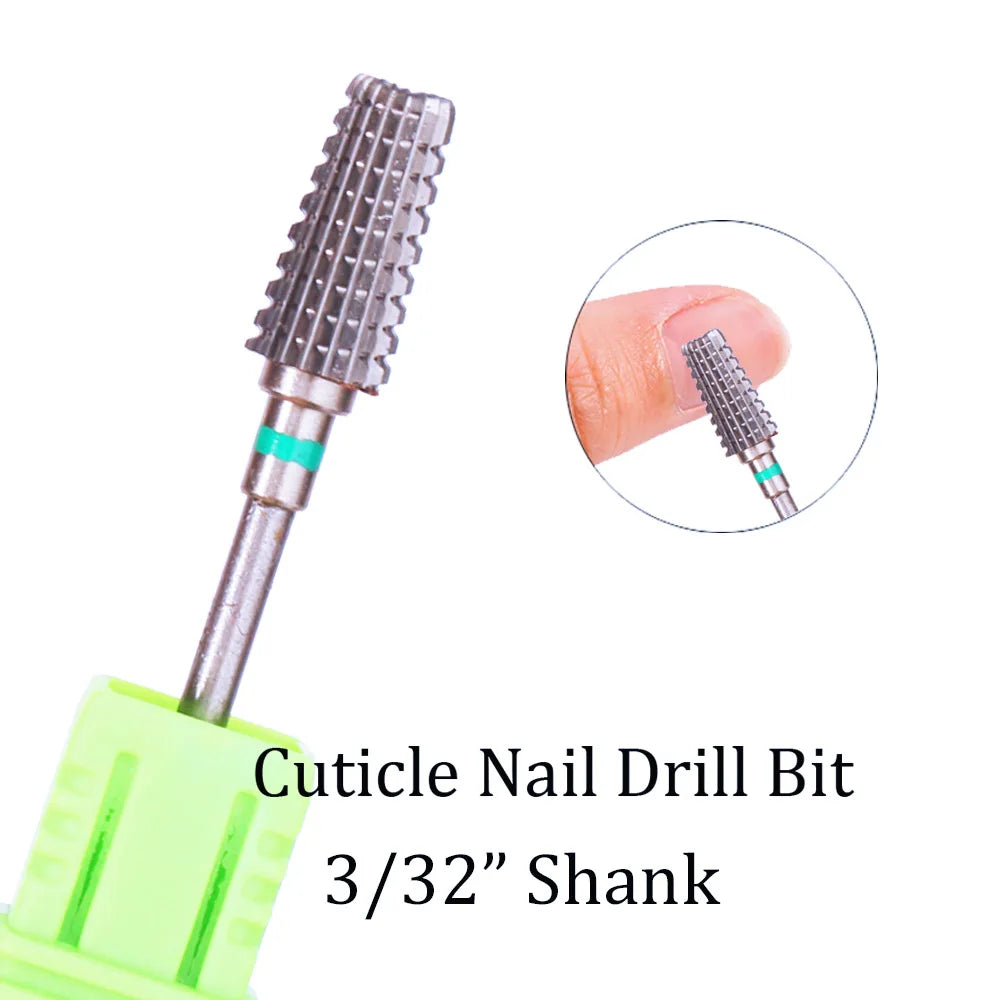 1pc Tungsten Carbide Nail Drill Bit Cutter For Manicure Machine Carbide Electric Nail Drill Milling Cutter For Nail Accessories