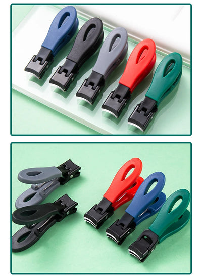 Portable Ultra Sharp Nail Clippers Stainless Steel Wide Jaw Opening Anti Splash Toe Fingernail Trimmers For Woman Man