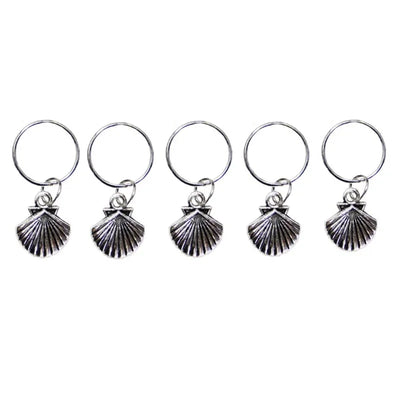 5pcs/bag Hair Braid Bead Butterfly Dreadlock Beads Ring Braiding Hair Sparkly Hair Styling Tool Bohemian Braid Hairs Accessories