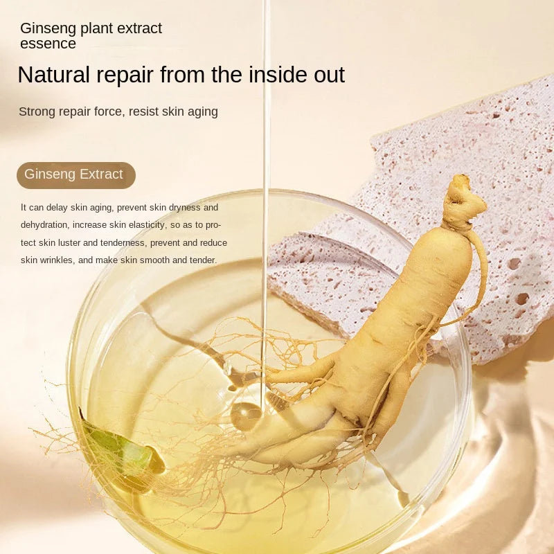 120ml Gold Ginseng Face Essence Anti Wrinkle and Rejuvenating Facial Serum Toner, Shrinks Pores, Moisturizes, Lifts and Tightens