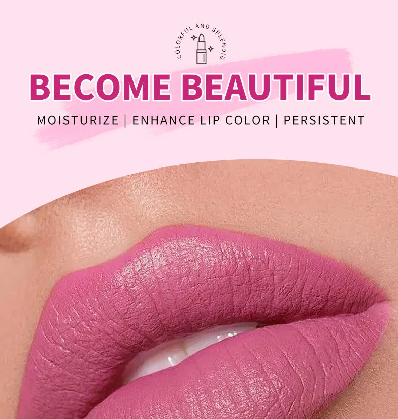 6 pieces/box, 6 flavors, nourishing and moisturizing dry lips, lipstick, lipstick gift set, the best choice for women's gifts