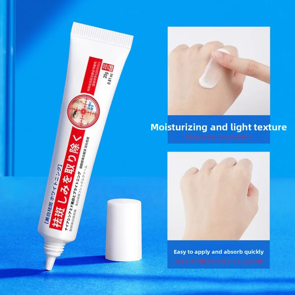 Mild niacinamide whitening and blemish cream, lightens melanin dull pigment, moisturizes skin care