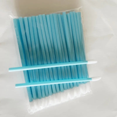 50pcs New Disposable Cosmetic Lip Brushes Lipstick Lip Glossy Wands Pen Cleaner Applicator Eyeshadow Gloss Makeup Brushes Tools