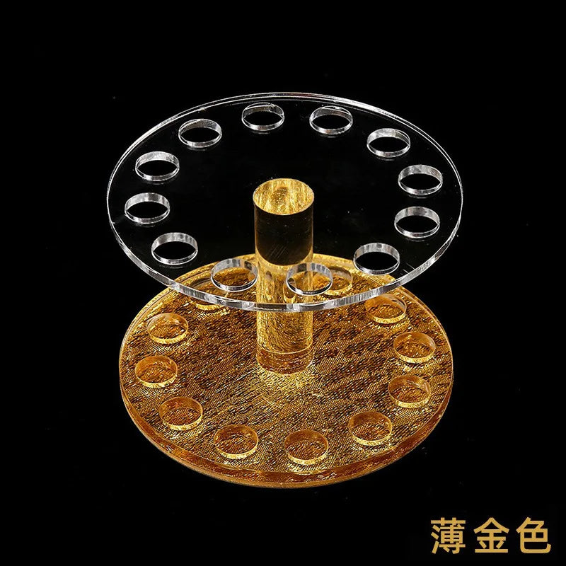 1Pc Nail Polish Brush Pen Holder Heart-shaped UV Gel Painting Pen Display Organizer Manicre Acrylic Nail Art  Accesories