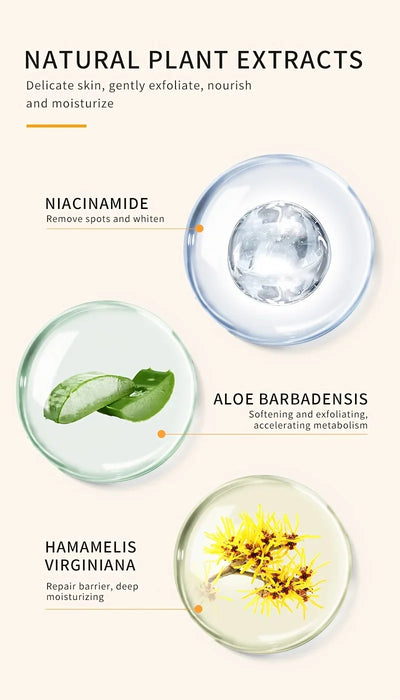 Facial exfoliating gel, moisturizing, brightening, nourishing, face cream, skin beauty care gel