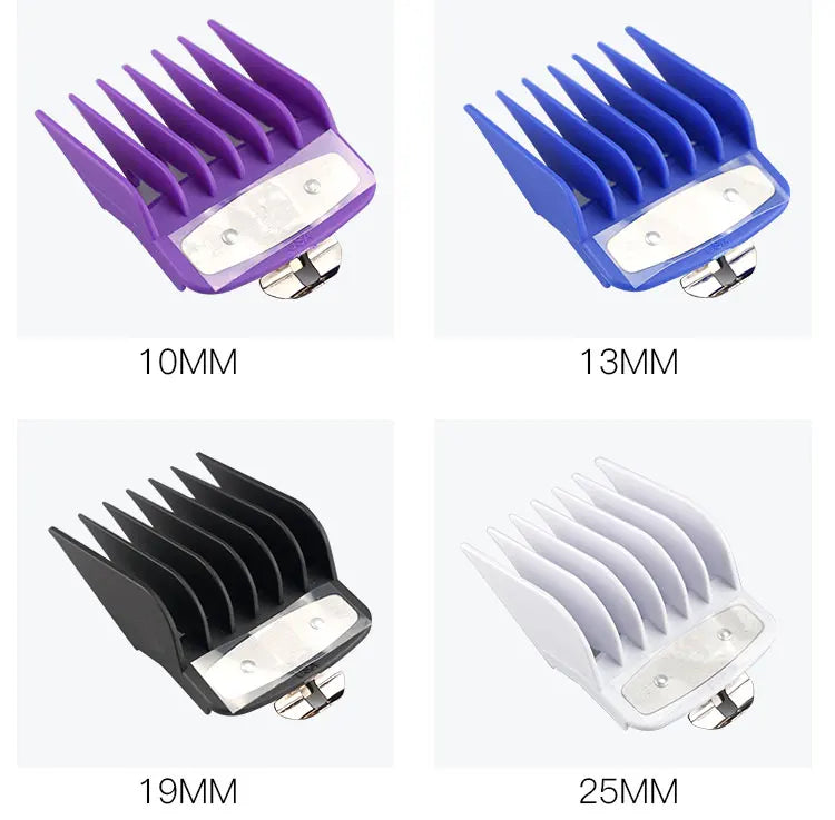 8pcs/set Professional Barber Hair Clipper Guide Combs For Wahl Trimmer Attachment Hair Cutting Limited Comb Salon Haircut Tools