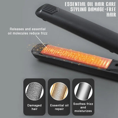 Mini Usb Portable Cordless Hair Straightener Curler Styling Flat Iron Rechargeable Split Professional Curling Straightening V7w7