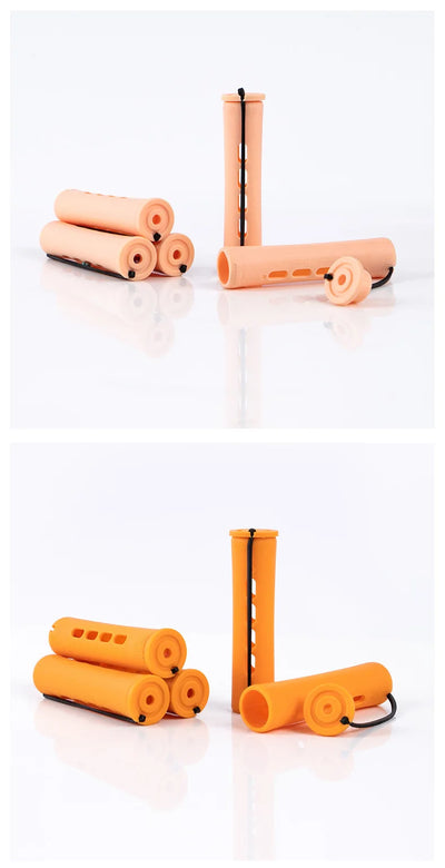 10pcs Heatless Hair Curler No Heat Hair Rollers Soft Curling Rod Pull Core Lazy Curls Flexi Rods Wave Formers Hair Styling Tools