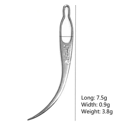 1pcs Wooden Crochet Dreadlocks Braid Needle Feather Wig Hook Needles Threader Knitting Hair Crochet Needles Hair Extension Tools