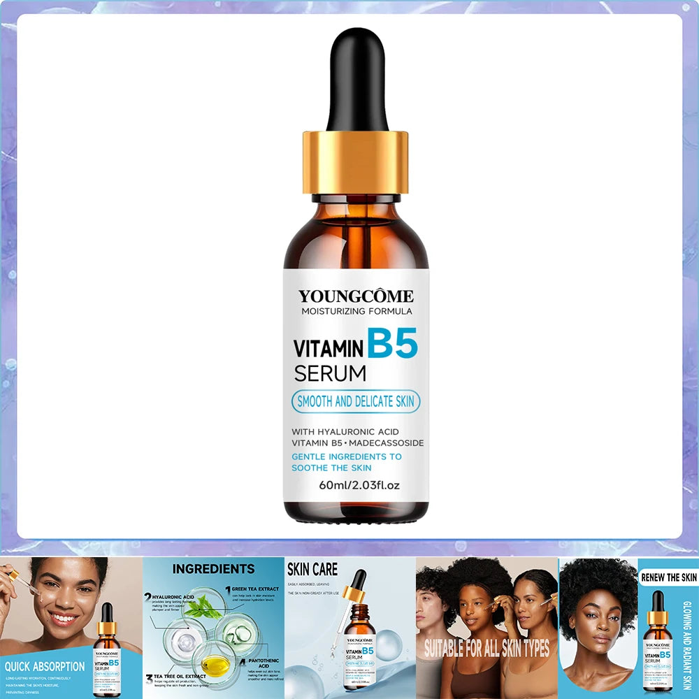 B5 Hyaluronic Acid Serum Facial Anti A-ging W-rinkle Lift Firming Fine Lines Lightening Dark Circle Skin Brightening Hyalu Serum