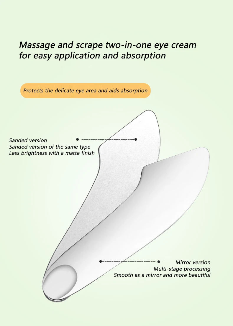 Stainless Steel Cosmetic Scraper Spatula Facial Scraping Massage Foundation Cream Scooping Mixing Stick Professional Makeup Tool