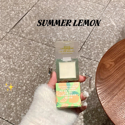 Small Ice Cube Solid Perfume Refreshing and Fragrant Lasting Deodorants Eliminate The Odor Lasting Balm Fruit Tea Fragrant Paste