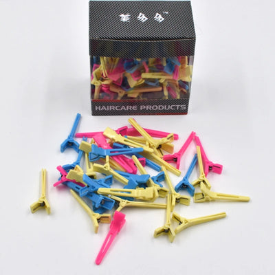 Boxed Hairdresser Hair Clips Curl Styling Perm Positioning Clip Cold Hot Positioning Hot Clip Partition Clamp Styling Tools