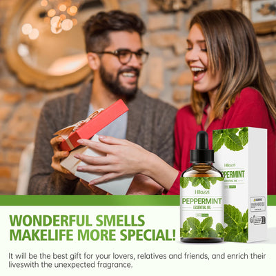 Peppermint essential oil has a refreshing aroma, delicate texture, moisturizing and is suitable for body care and hair care.