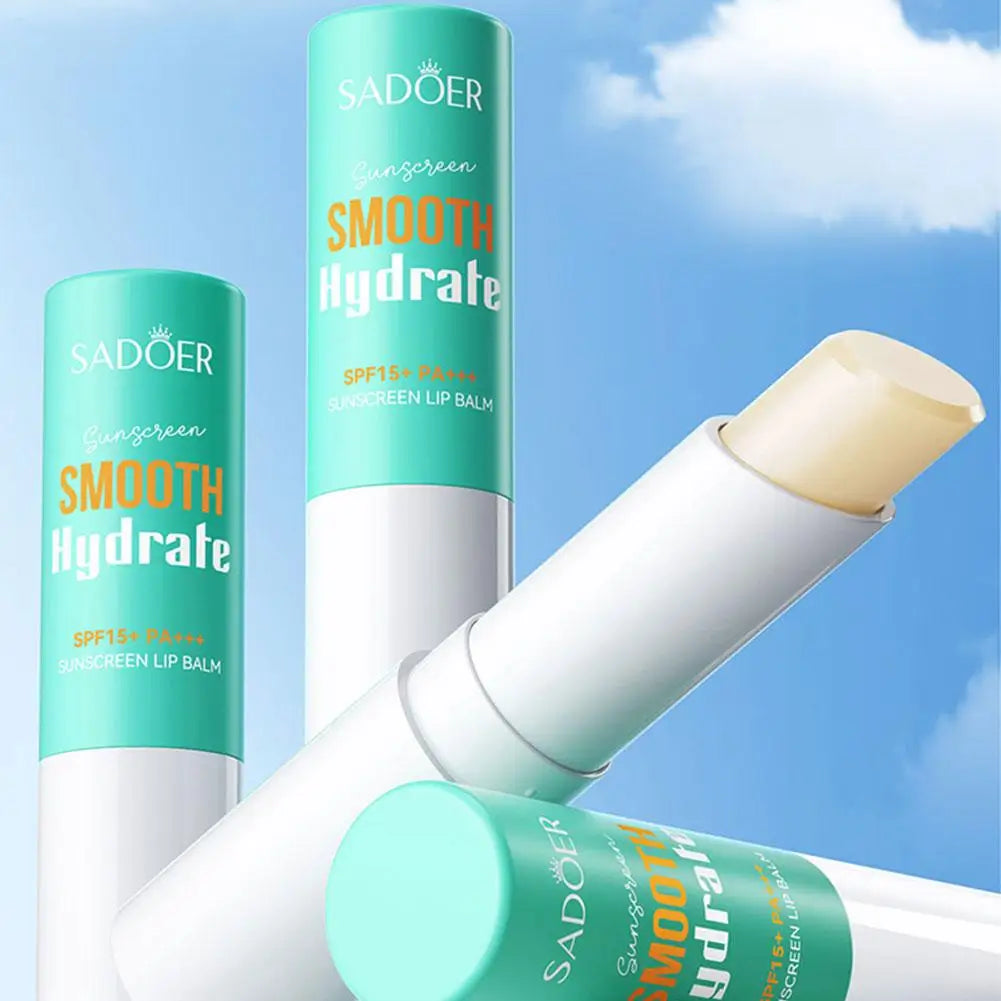 SADOER Hyaluronic Acid Lipstick Lips Skincare Nourishing Brightening Moisturizing Lip Balm Lips Skin Care Products
