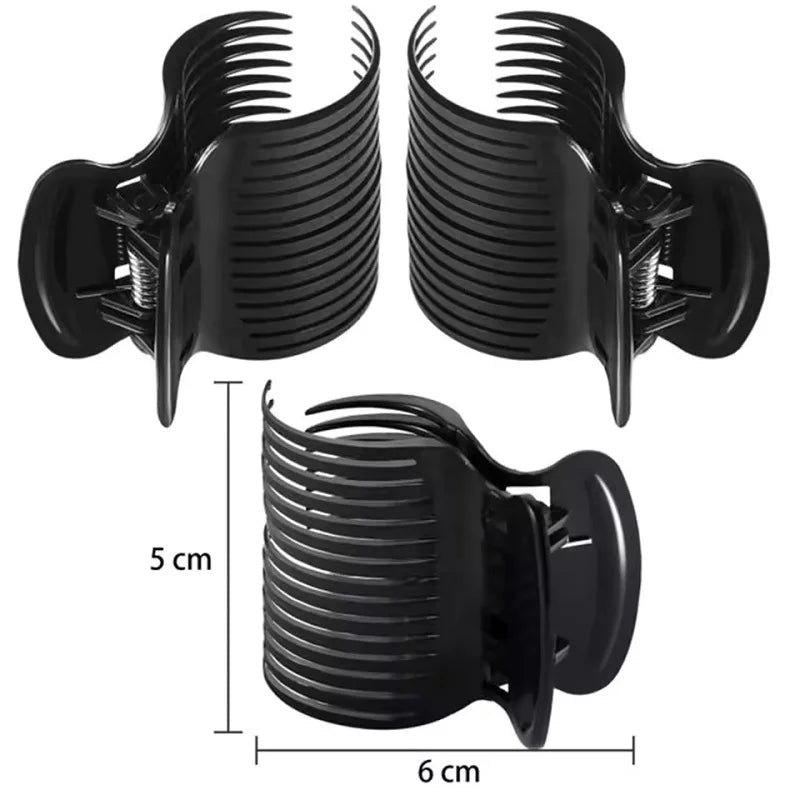 12pcs/set Hair Clip for Heatless Rollers Clip Hair Hot Curler Claw Clip Salon Insulation Clip Professional Hair Styling Tool