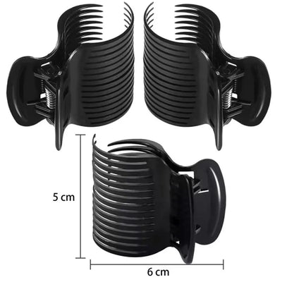 12pcs/set Hair Clip for Heatless Rollers Clip Hair Hot Curler Claw Clip Salon Insulation Clip Professional Hair Styling Tool