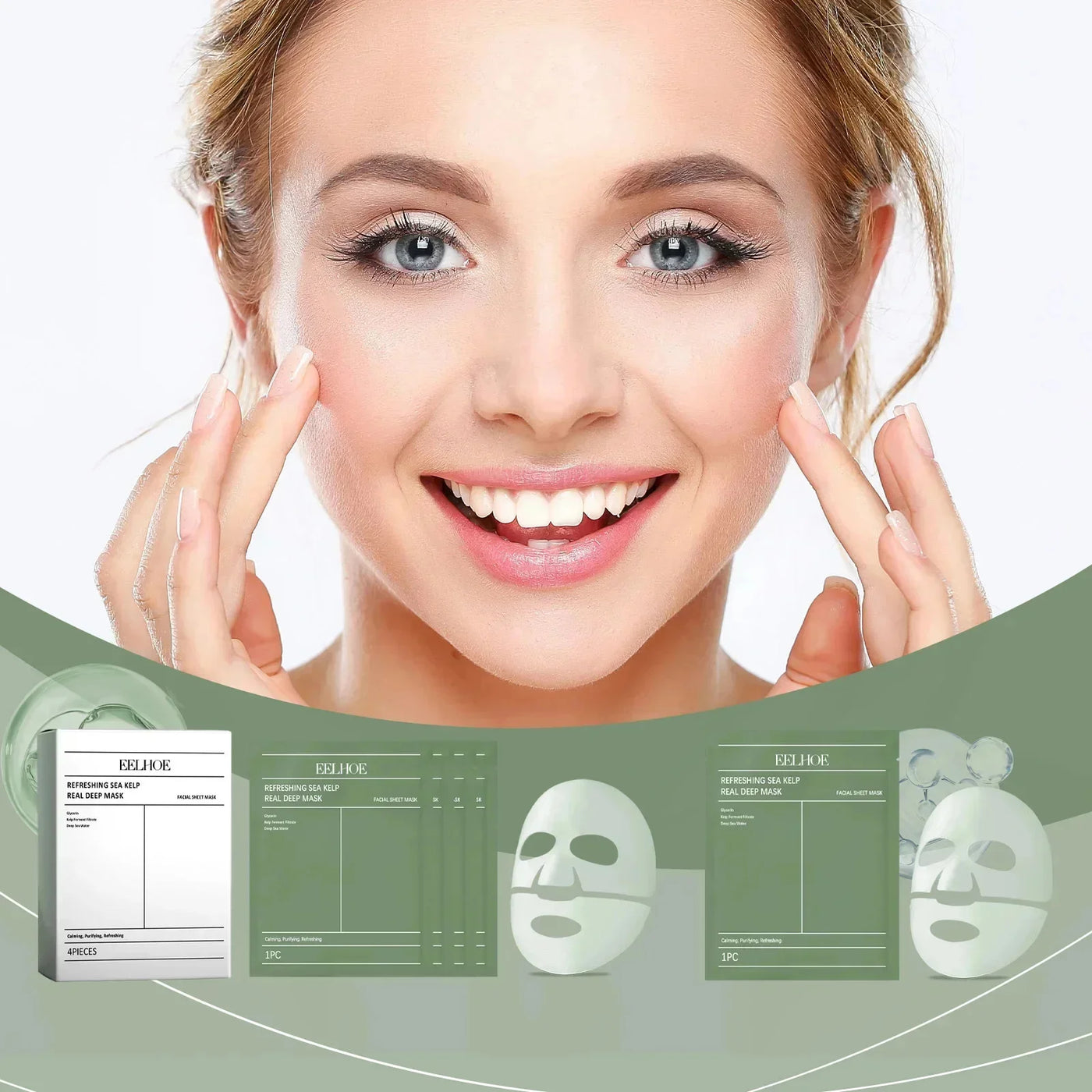 1/3/5/10PCS Bio Collagen Face Mask Anti Wrinkle Fade Face Fine Line Lift Firm Skin Anti-Aging Brighten SkinCare Korean Cosmetics