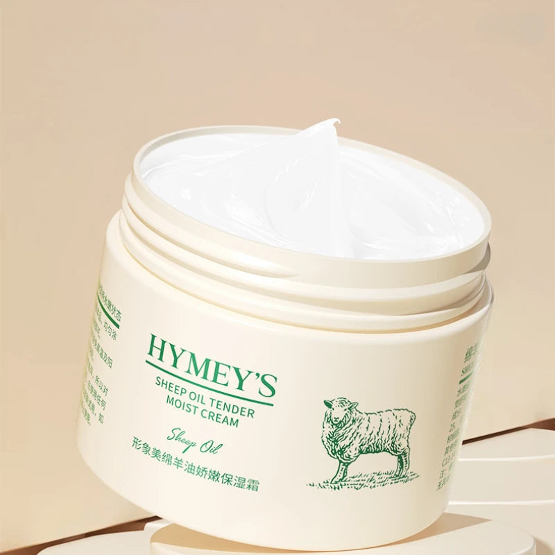 Winter Face Cream Sheep Hair Oil Whitening Hydrating Moisturizing Anti Wrinkle Anti Aging Whitening Face Skin Care