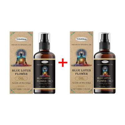 Blue Lotus Essential Oil Pure Organic Aromatherapy Diffusers Humidifiers Hair Nails Body Care Refresh Relax Moisture Plant Oil