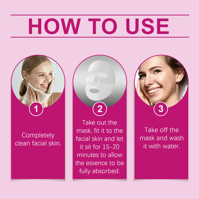 Niacinamide Arbutin Hydrating Mask Deep Hydrating Shrink Pores Firming Refreshing Brightening Facial Sheet Mask for Glowing Skin