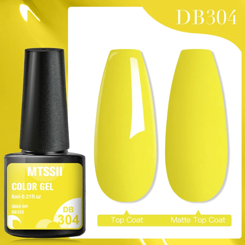 Mtssii 6ml Nail Gel Jelly Eggshell Gel Nail Polish Transparent Gel Soak Off Nail Art Gel UV LED Varnish