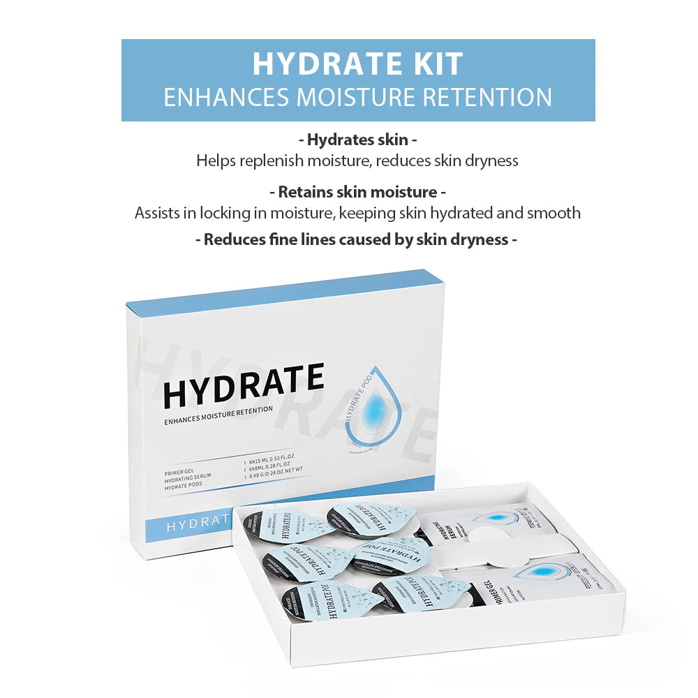 Foreverlily 5 pcs CO2 Pods Set For CO2 Bubble Pen Aqua Face Cleaning CO2 Capsule Gels Facial SPA Beauty Restart Kit Skin Care