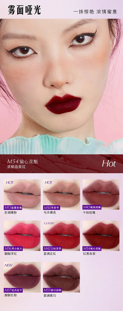 Girlcult Lipstick Lip Cream Non-Stick Lip Glaze Liquid Lipstick Lipgloss Matte  Long Lasting Makeup Cosmetics Rare Makrup Beauty