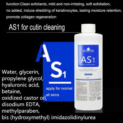 400ML Aqua Peeling Solution AS1 SA2 AO3 For Hydra Dermabrasion Beauty Machine Facial Skin Care Strong Cleansing