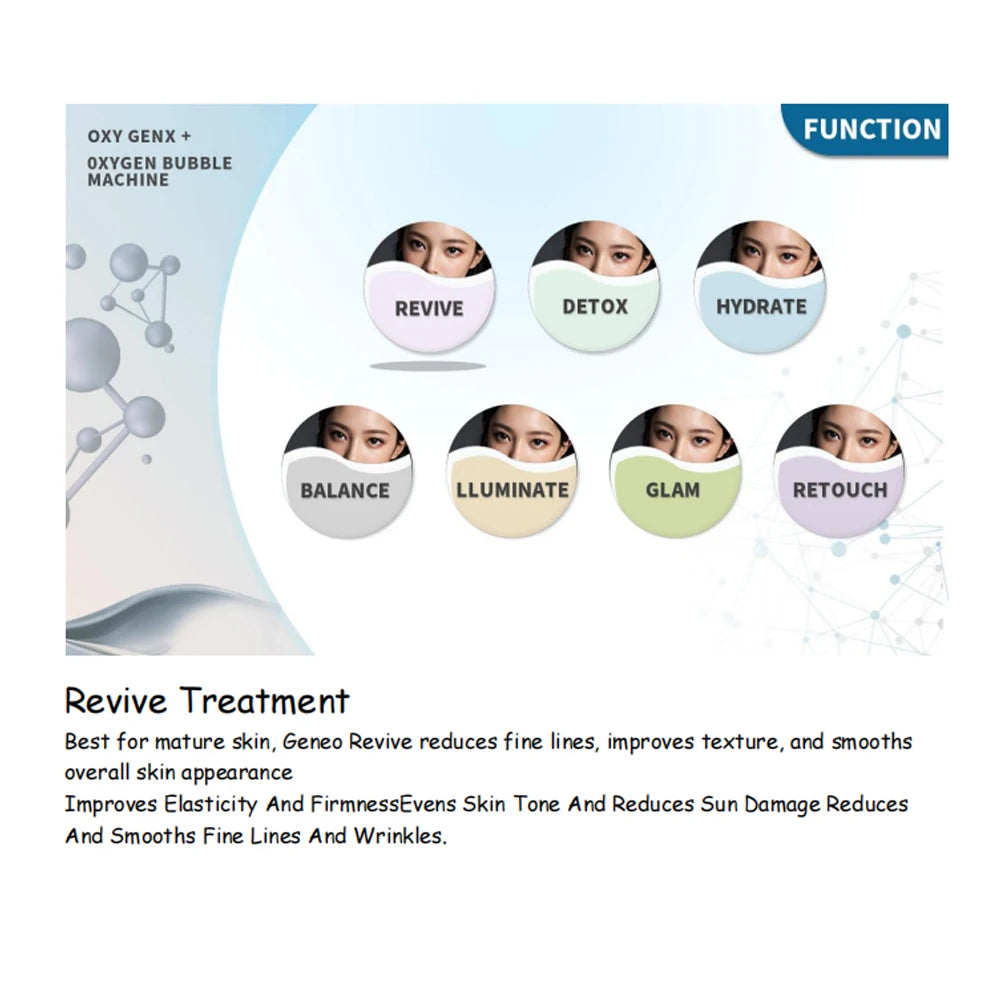 Professional CO2 Oxygen Facial Device Skincare Bubble Machine Hydro Dermabrasion 3 In 1 Facial Electric Massager Skin Cleansing