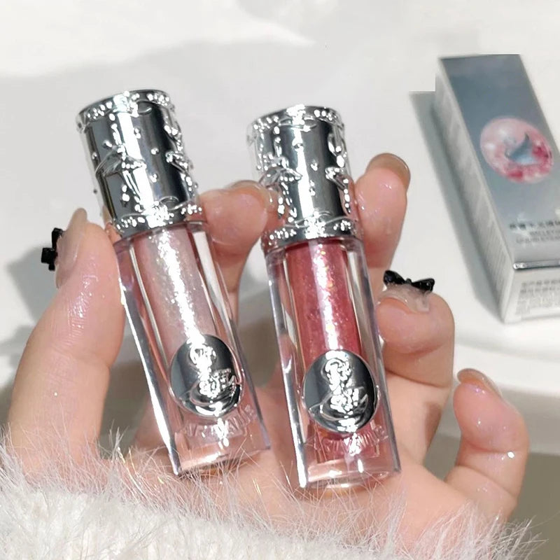 Silicone Brush Liquid Eyeshadow Pearlescent Shimmer Long Lasting Monochrome Pearly Fine Sparkling Sequins Eye Shadow Highlighter