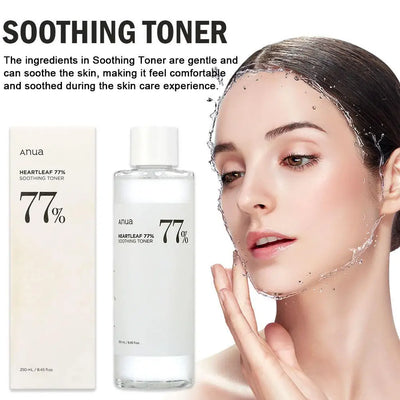 1/2Pcs Anua Heartleaf 77 Soothing Toner pH 5.5 Trouble Care, Calming Skin, Refreshing, Hydrating, Purifying Face Skin Care